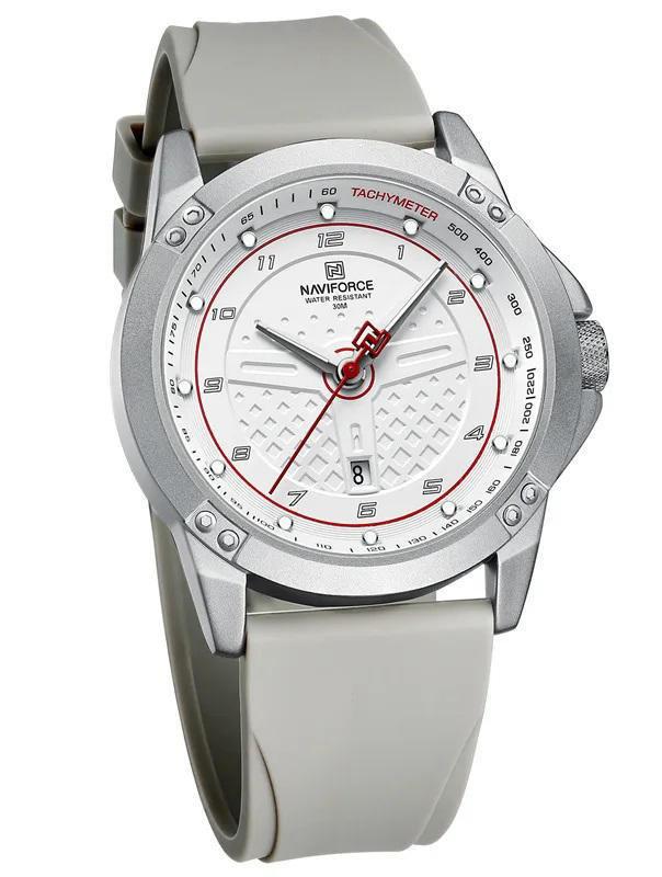 Naviforce 8031 Digital Analog Men’s Watch-Gray