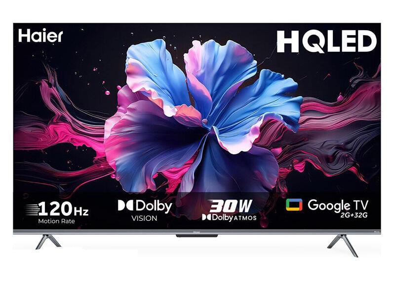 Haier 50 Inch Bezel-Less HQLED 4K UHD Google TV (H50P7UX)