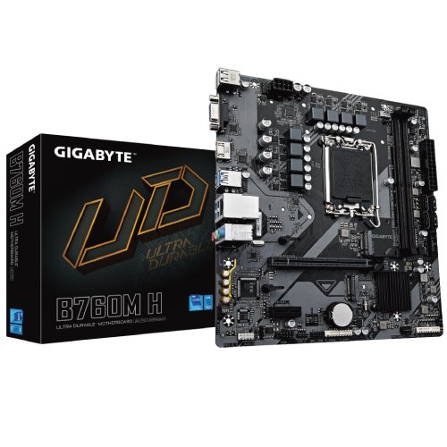 Gigabyte Intel Chipset B760M H DDR5 13th and 12th Gen mATX Motherboard