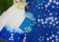 Exclusive Design Hand Print Couple Dress For Sweet Couple