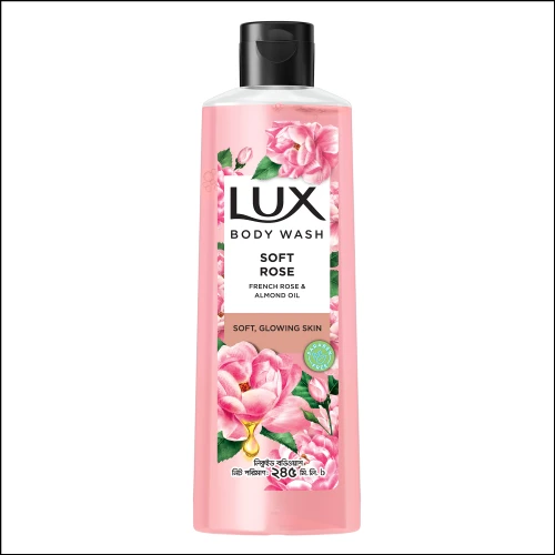Lux Body Wash Soft Rose 245ml French Rose & Almond Liquid Body wash | Bangladesh