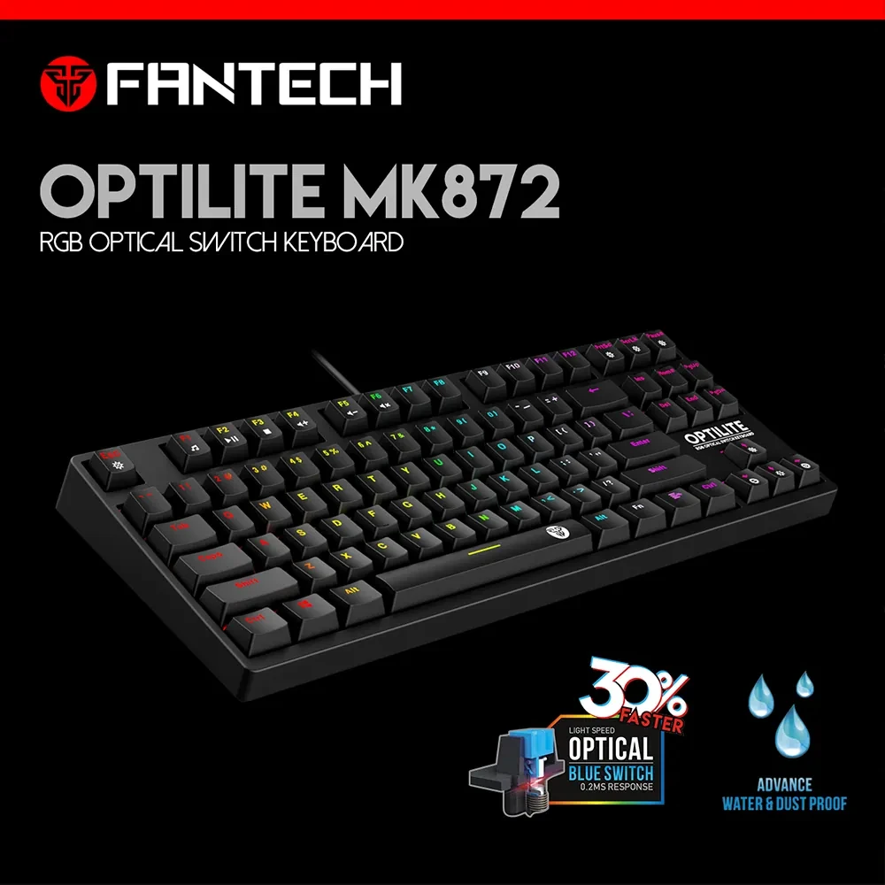 Fantech MK872 Optilite Tournament Edition RGB Mechanical Keyboard