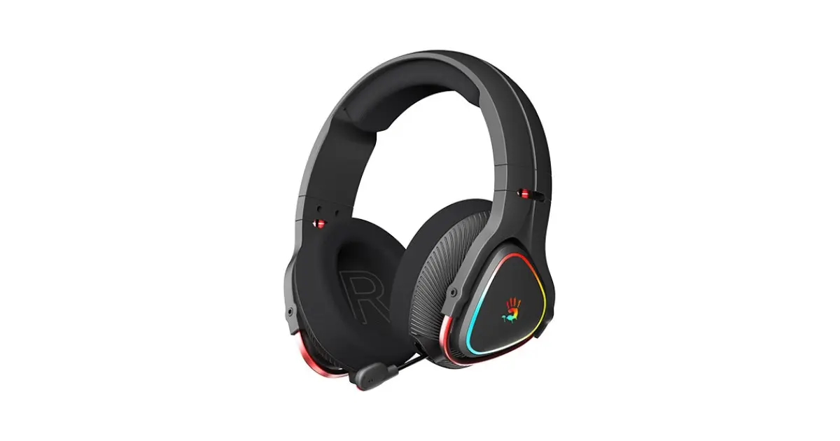 A4tech Bloody MR720 RGB Wireless Gaming Headphone - Black