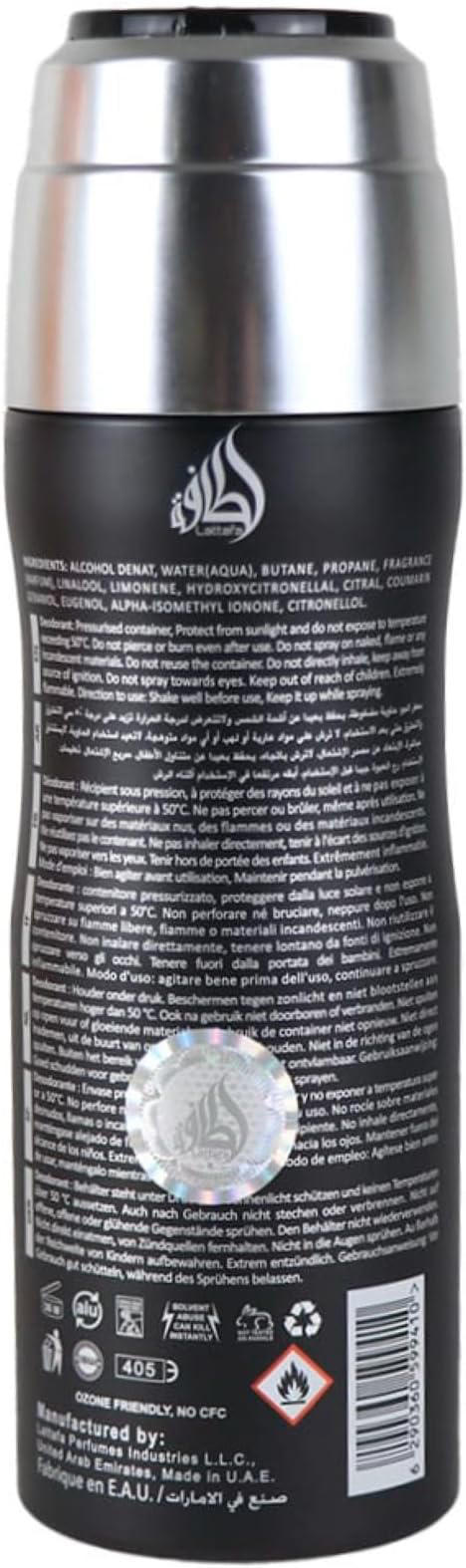 Lattafa Fakhar Body Spray for Men,200ml