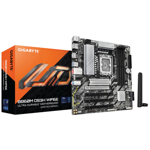 GIGABYTE INTEL B860M DS3H WIFI6E LGA1851 Motherboard