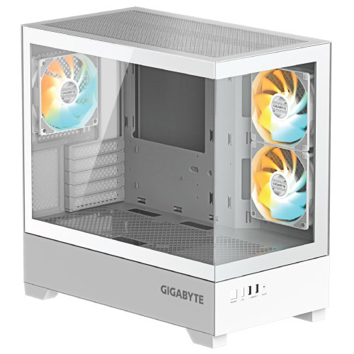 GIGABYTE C201 PANORAMIC ICE Mid Tower M-ATX Casing