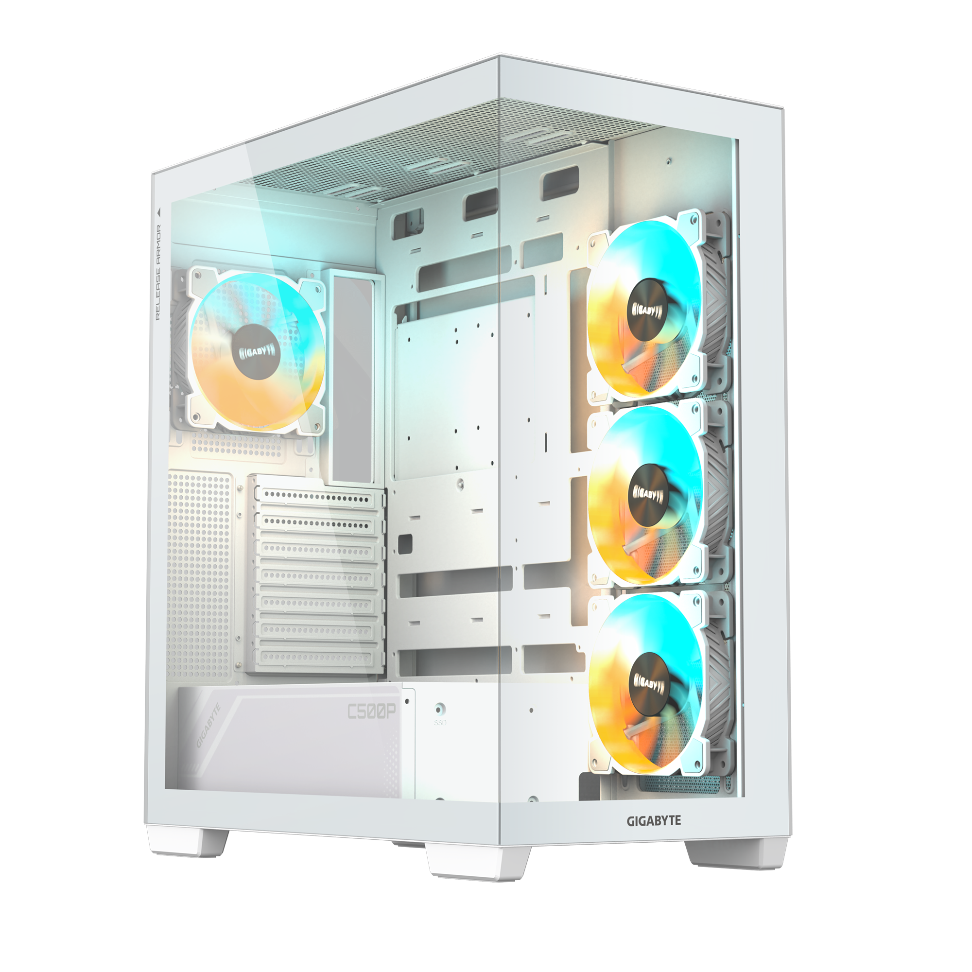 GIGABYTE C500 PANORAMIC STEALTH ICE Mid Tower Gaming Casing