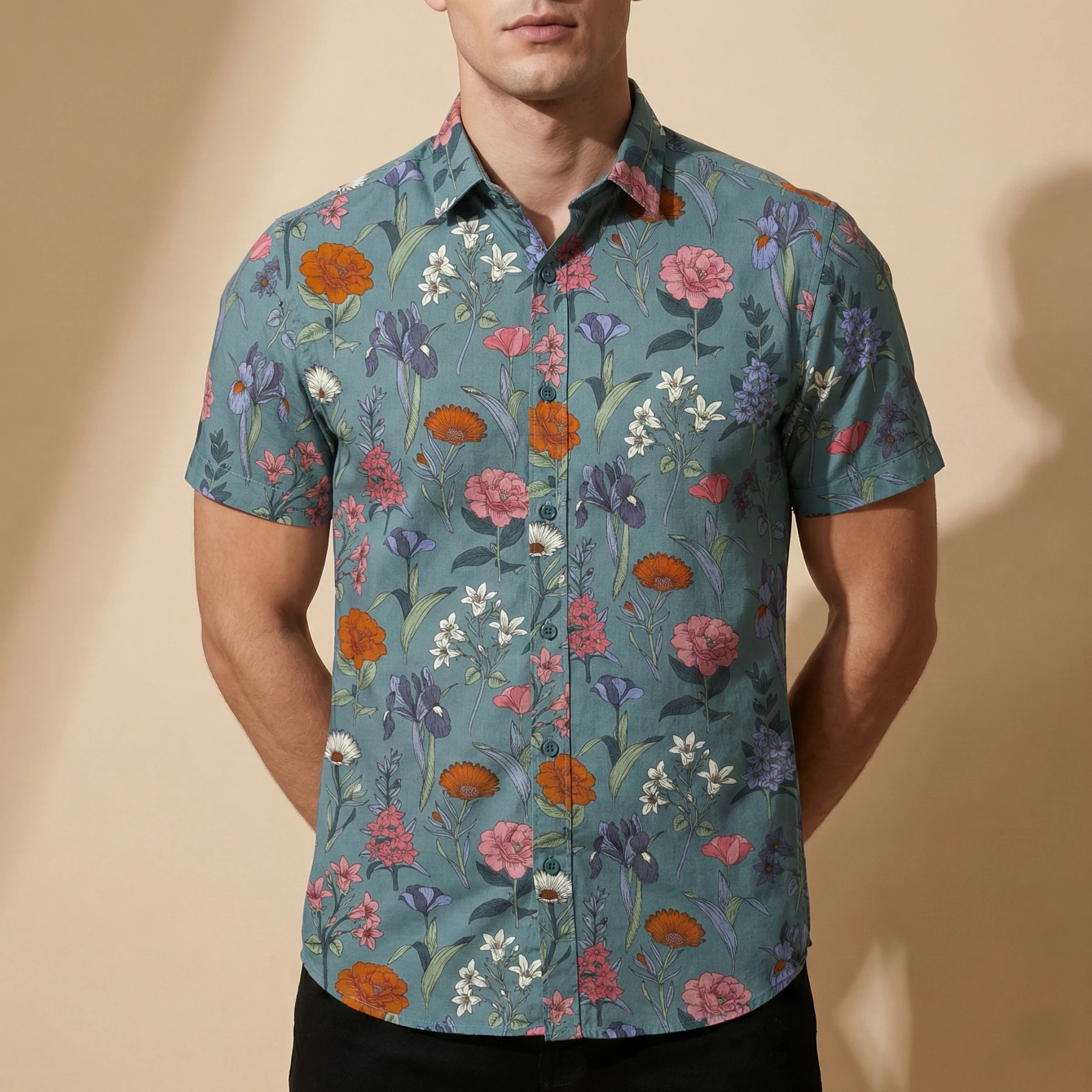 Premium Formal Half Sleeve Printed Shirt