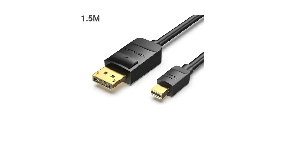 Vention HAABG Mini DisplayPort to DisplayPort Cable - 1.5M