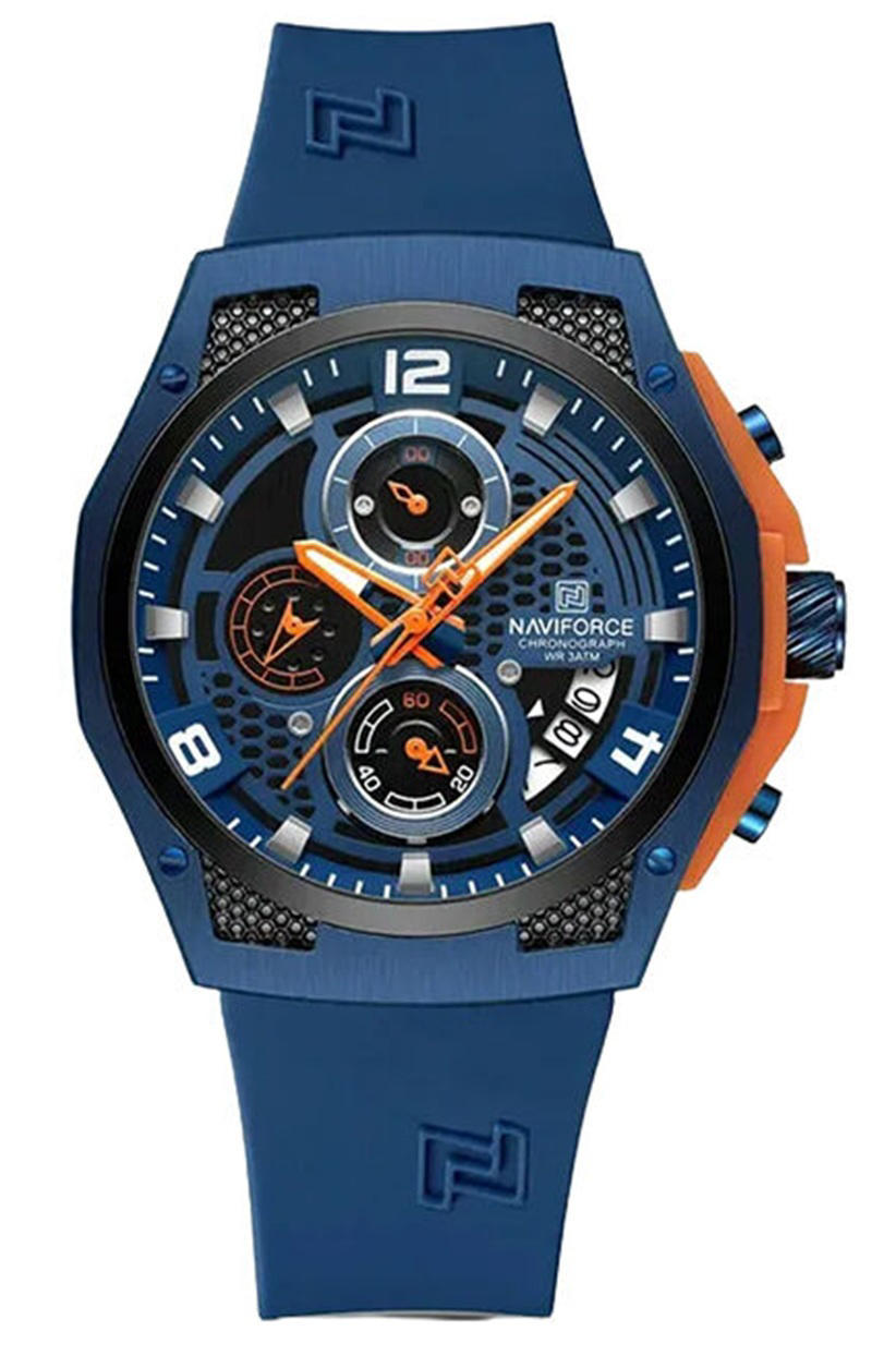 Naviforce Quartz Men’s Watch (8051T)–Blue