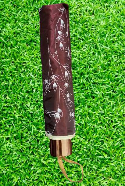 Ladies Fashionable And Elegant Anti Uv Sunshade Print Border Lace Umbrella