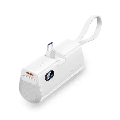 VENTION FHQW0 LED Display 4800mAh Power Bank - White