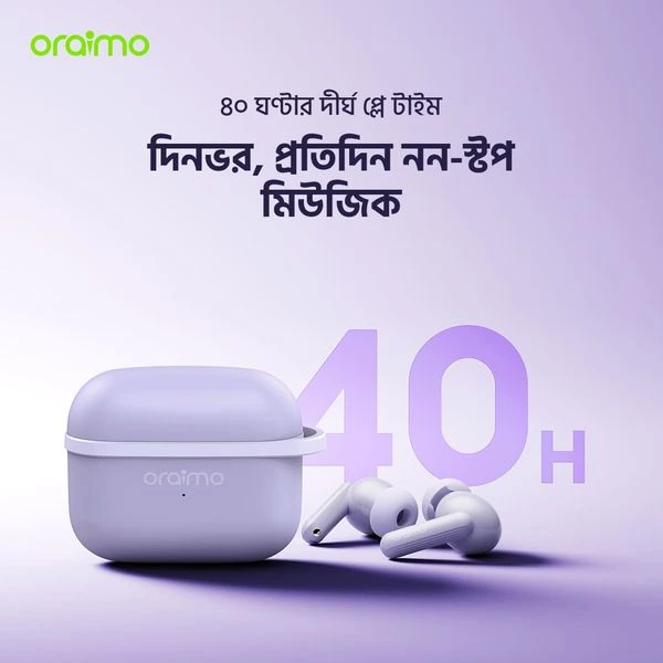 Oraimo SpaceBuds Lite Sound360 Anti-Lost True Wireless Earbuds official product image 2