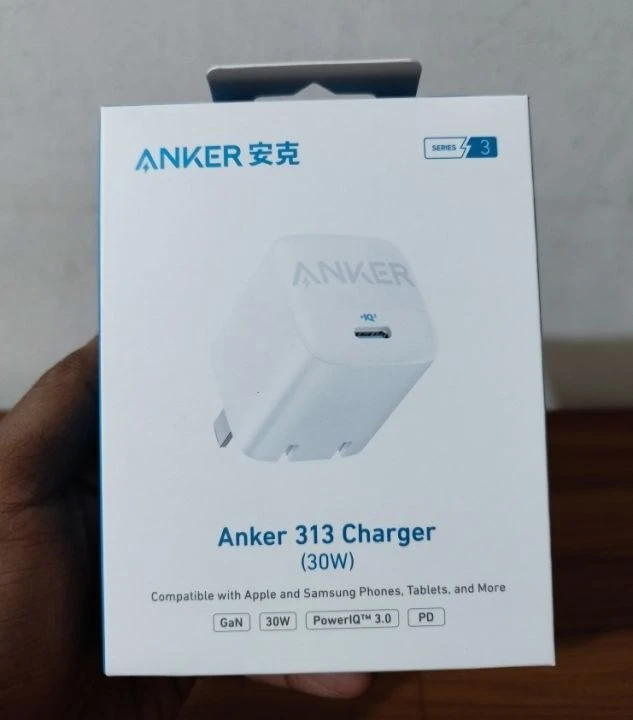 Anker 313 GaN 30W Foldable Charger PIQ 3.0 Foldable PPS