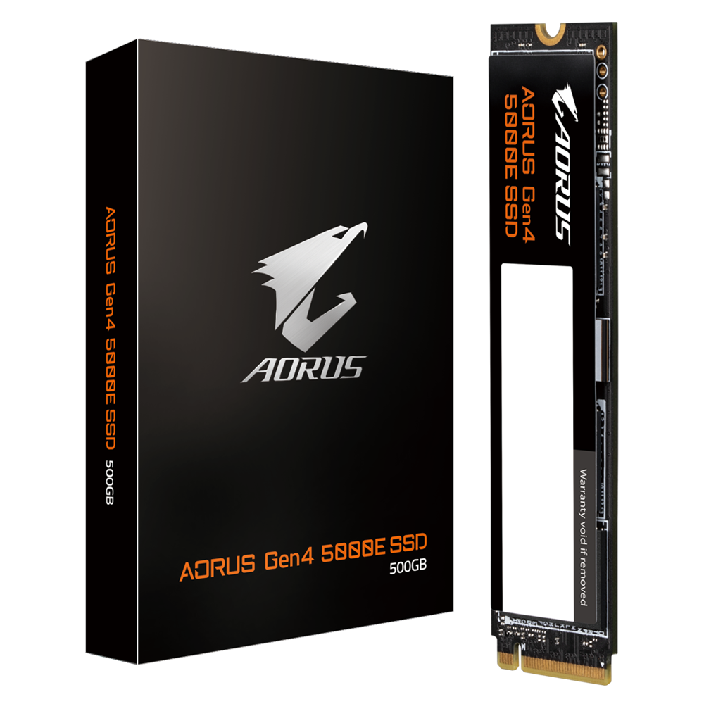 AORUS Gen4 M.2 NVMe 5000E SSD 500GB # AG450E500G