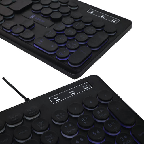 XJOGOS KB73R BACKLIT USB-BANGLA BLACK KEYBOARD