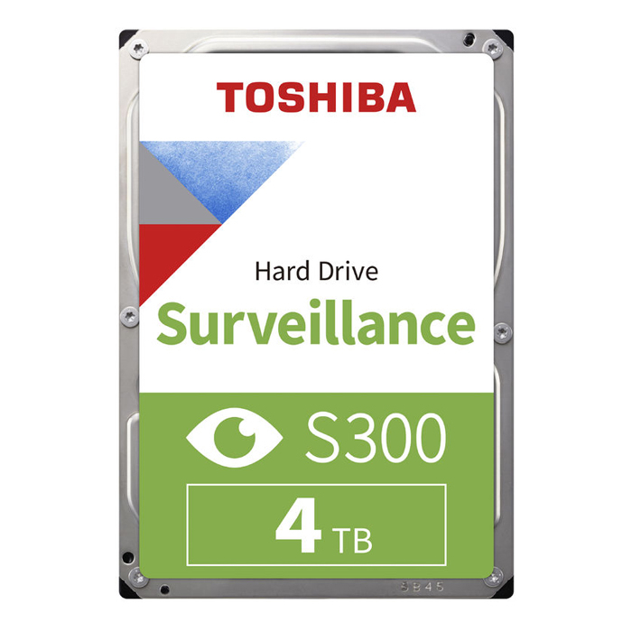 Toshiba S300 4TB SATA 3.5-inch Surveillance Hard Drive | HDWT840UZSVA
