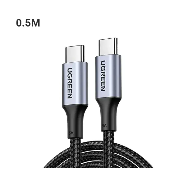 UGREEN US316 (20478) USB-C to USB-C PD Fast Charging Cable - 0.5M