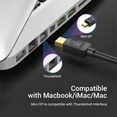 Vention HABBI Mini DisplayPort to HDMI Cable - 3M