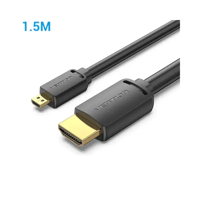 VENTION AGIBG HDMI-D Male to HDMI-A Male 4K HD Cable - 1.5M
