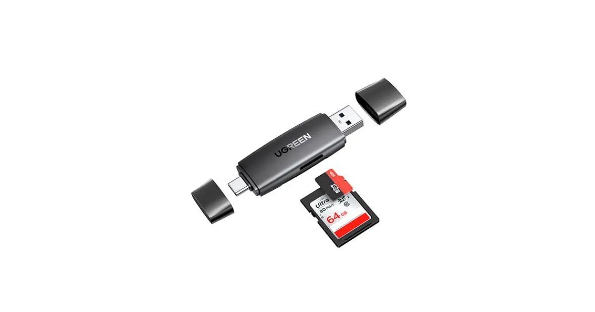UGREEN CM304 (80191) 2-IN-1 Multifunction Card Reader