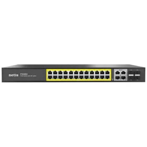 Netis P124GH 24-Port Unmanaged POE Switch