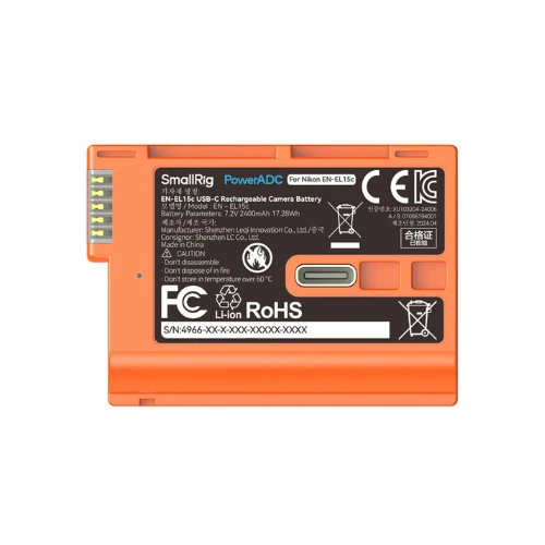 SmallRig EN-EL15c USB-C Battery