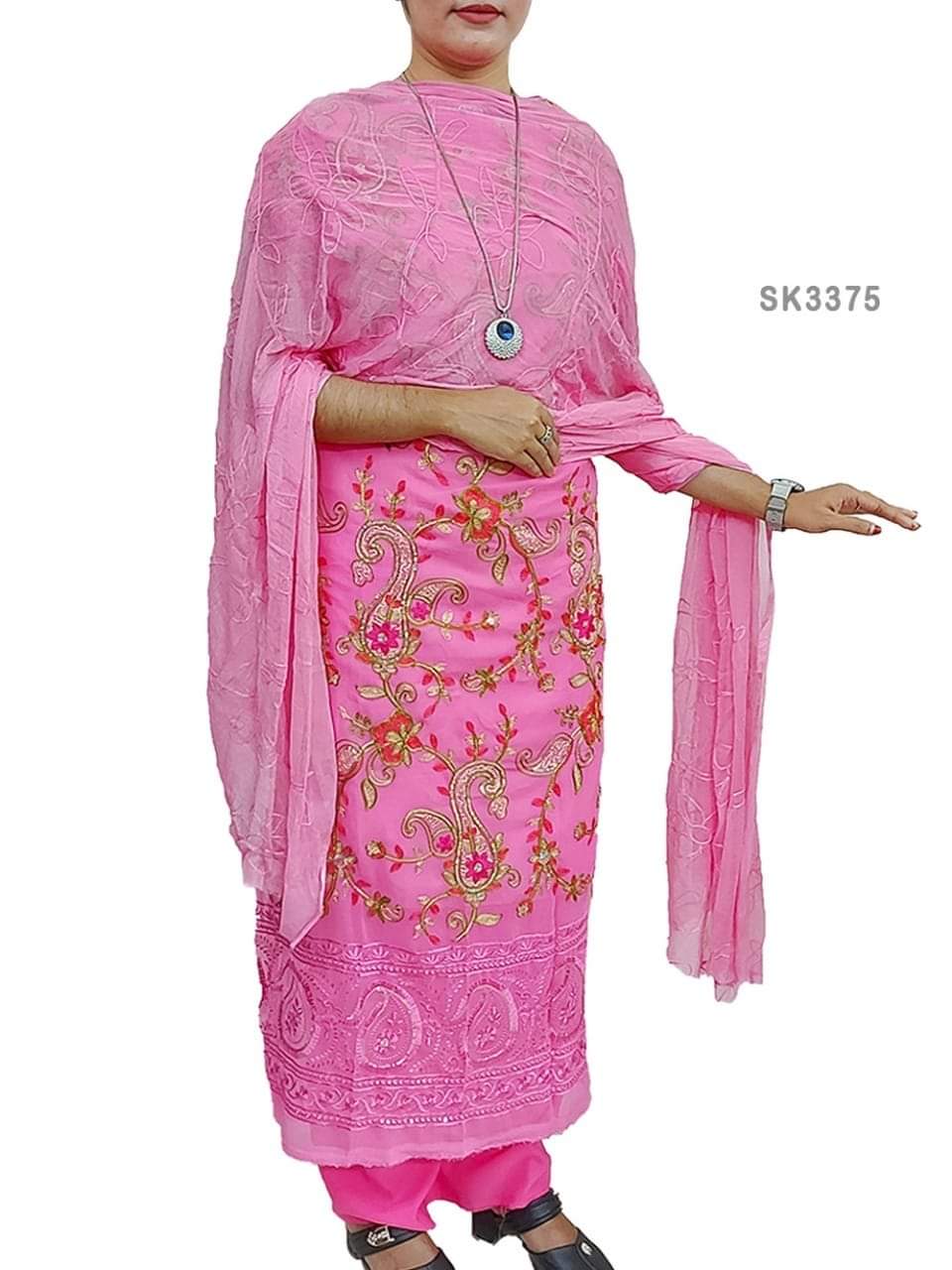 ইন্ডিয়ান জরজেট ড্রেস