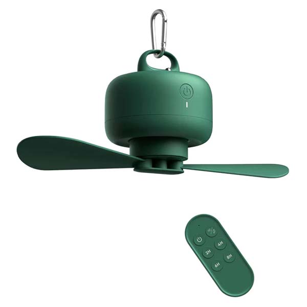 JISULIFE FA16 Portable 8000mAh USB Rechargeable Remote Control Ceiling Fan