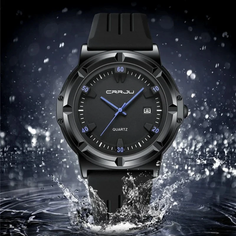 Crrju 5030 Premium Silicone Strap Watch