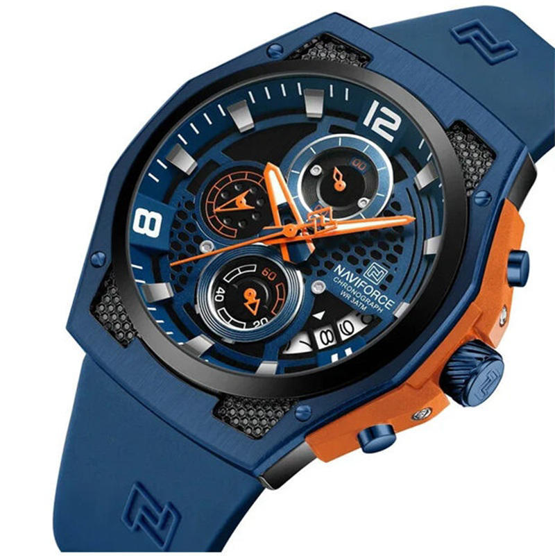 Naviforce Quartz Men’s Watch (8051T)–Blue