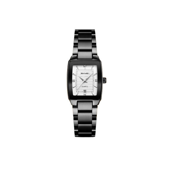 SKMEI 2578 Waterproof Rhinestone Case Fashionable Quartz Ladies Watch - Silver Black