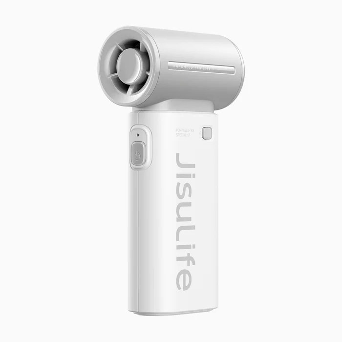 JisuLife Handheld Fan Life9 – 5-Speed Mini Pocket Fan, 12–18H Cooling Time, 3600mAh/5000mAh