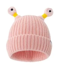 Winter Child Cute LED Little Monster Hat