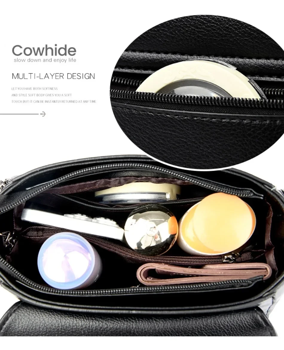 Luxury Designer Fashion High Quality Leather Kangaroo Handbag