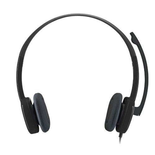 Logitech H151 Stereo Headset with Single 3.5mm Jack Black