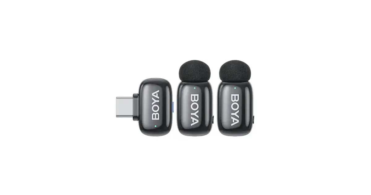 BOYA Mini 2-04 AI Noise Cancellation Super Mini Wireless Microphone