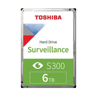 Toshiba S300 6TB 5400rpm 3.5″ Surveillance Hard Drive