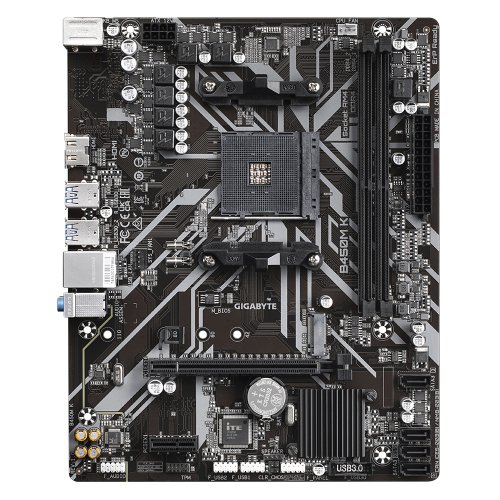 Gigabyte Intel Chipset B450M K AM4 Micro-ATX Motherboard