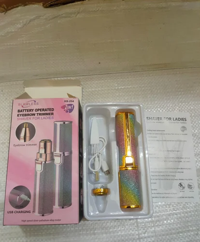 Eyebrow Trimmer and Facial Hair Shaver 2 in 1