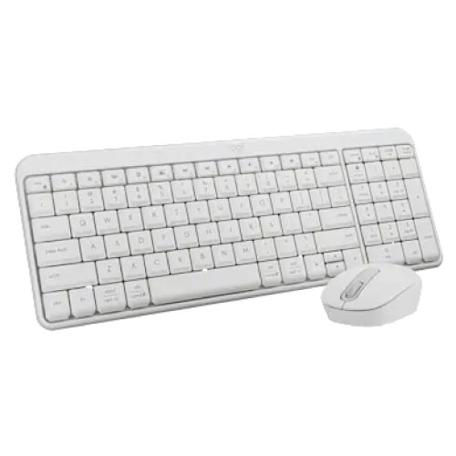 Logitech MK250 Compact Bluetooth Combo Keyboard and Mouse Off-white