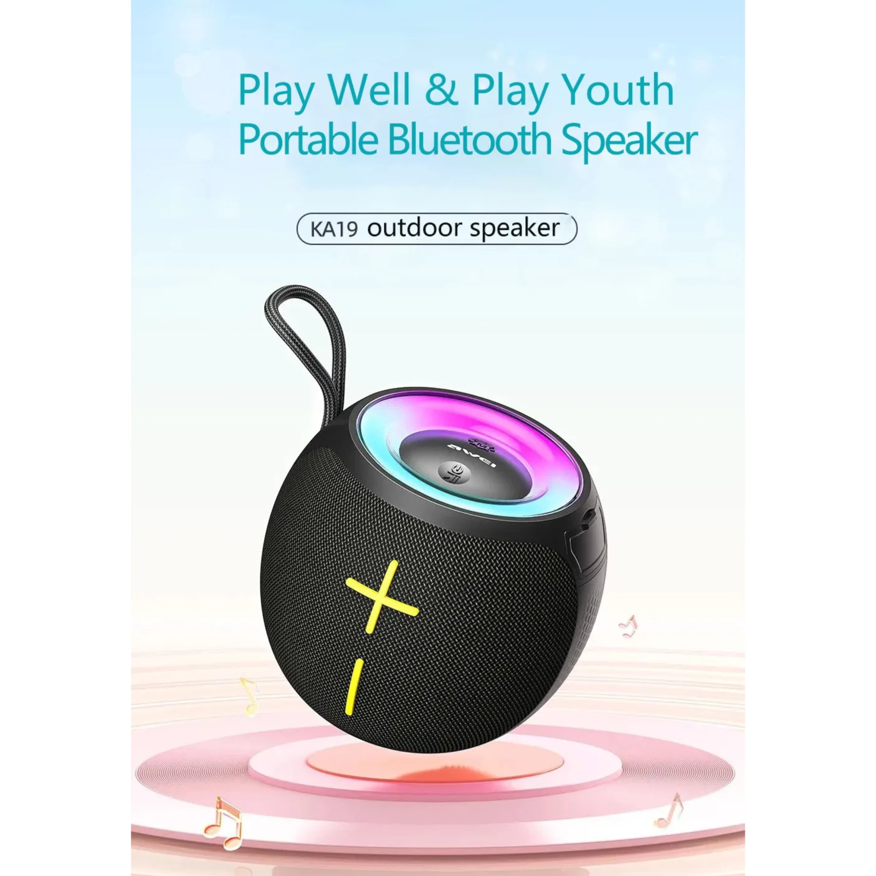 Awei KA19 360° Stereo Sound Bluetooth Speaker
