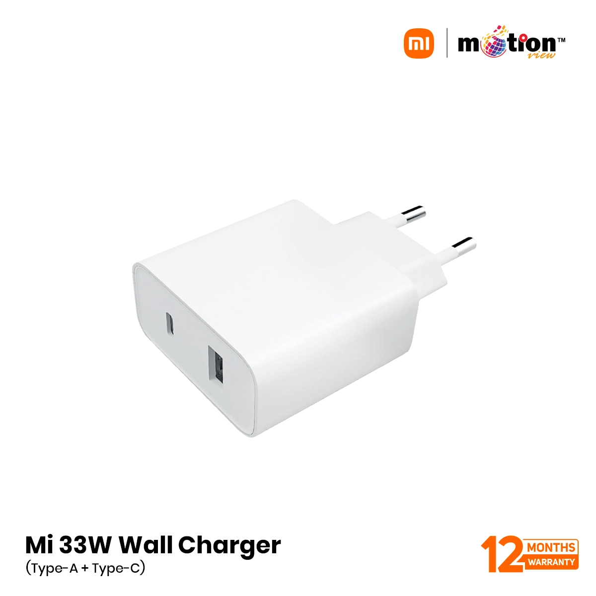 Mi 33W Wall Charger (Type-A + Type-C)