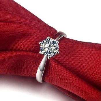 Diamond Cut Zirconia Superflow Ring (Adjustable)