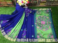 এমব্রয়ডাড়ী ধুপিয়ানসিল্ক শাড়ী