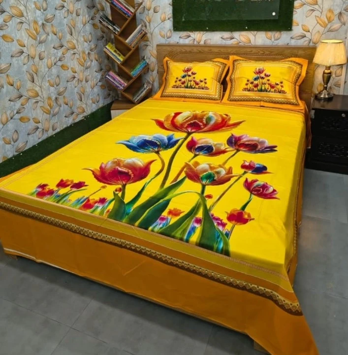 Luxury Panel Cotton Bed Sheet