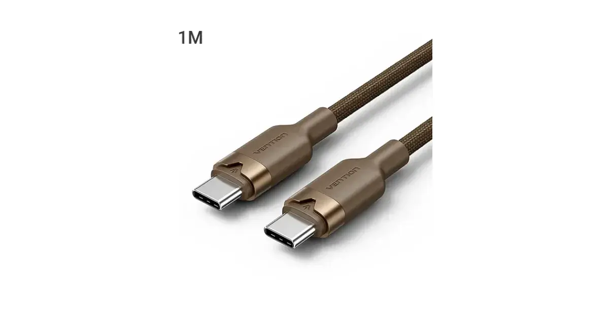 Vention TRDJF 3A USB 2.0 Male to Male Type-C Cable - 1M