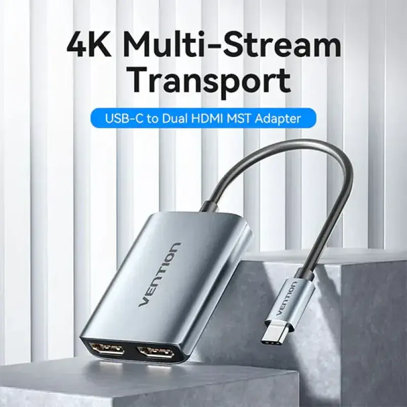 VENTION ACZHB USB-C to Dual HDMI MST Adapter