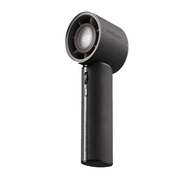 JISULIFE Handheld Fan Pro1 Mini – 100-Speed Precision, 30H Cooling, Aroma Pod & Premium PU Leather
