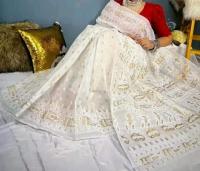 Half Silk Handprited Sarees
